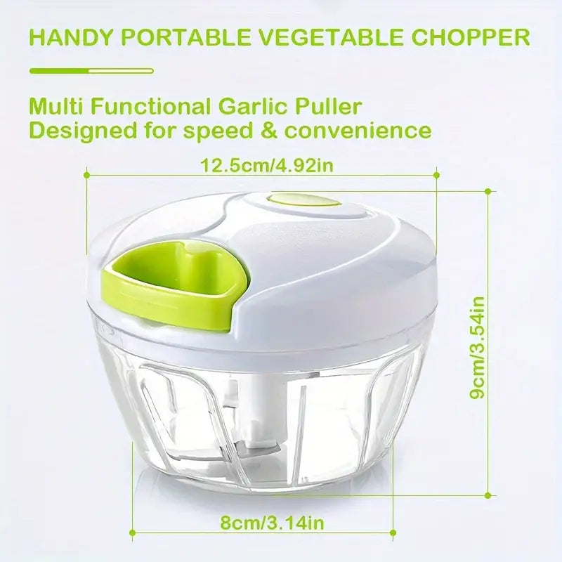 Speedy Chopper 3 Blades-Manual Hand Pull