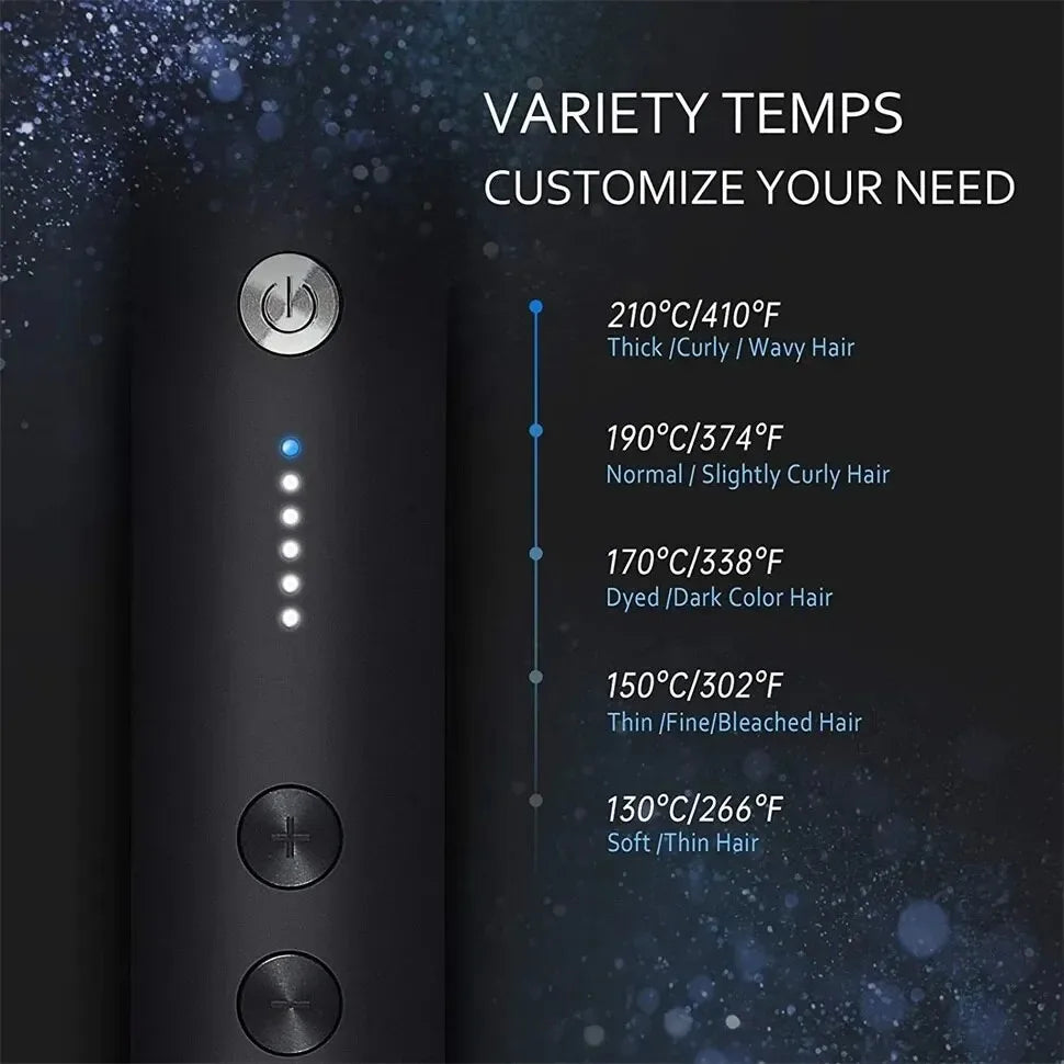 Professional 909b Electric Hair Straightener Brush