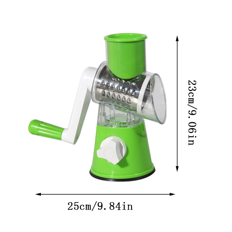 Tabletop Drum Grater Manual Vegetable Cutter