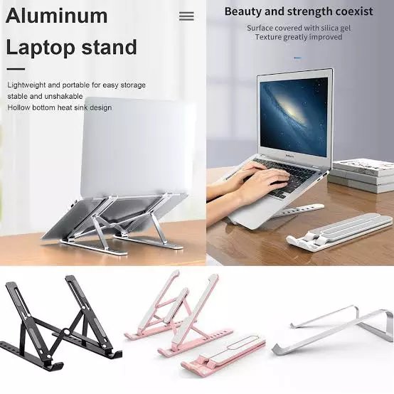 Laptop Foldable Adjustable Plastic Stand
