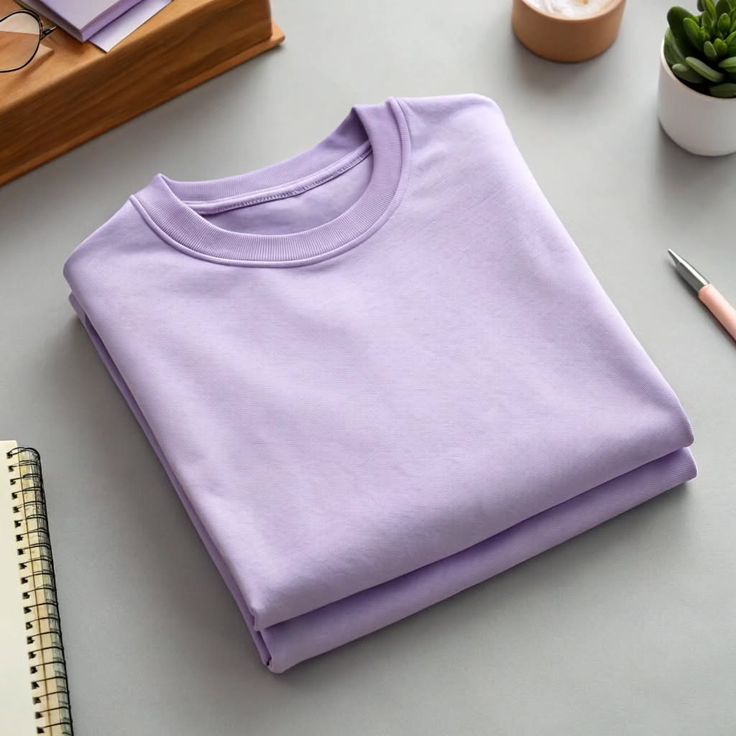 Relaxed Trendy Fit - Soft Lilac Oversize Tee