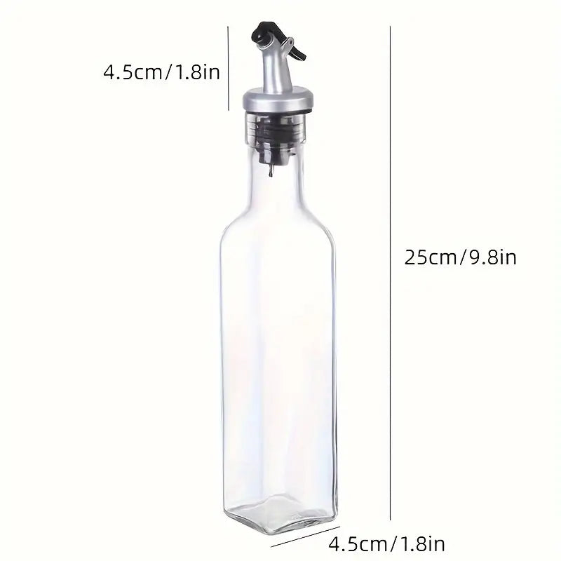 Oil Dispenser Glass Bottle 2 PCS - 500 ML