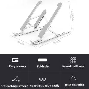Laptop Foldable Adjustable Plastic Stand
