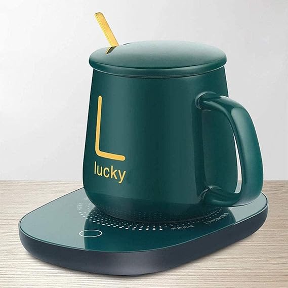 Shrux Coffee Heater Electric Mug Warmer with USB Plug Charger