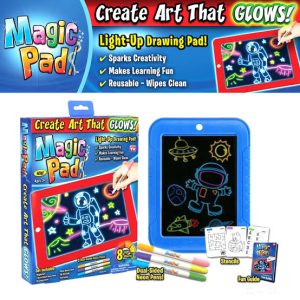 Kids Magic Glow Pad for Drawing Writing