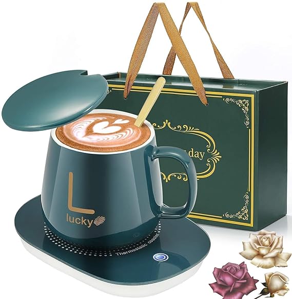 Shrux Coffee Heater Electric Mug Warmer with USB Plug Charger