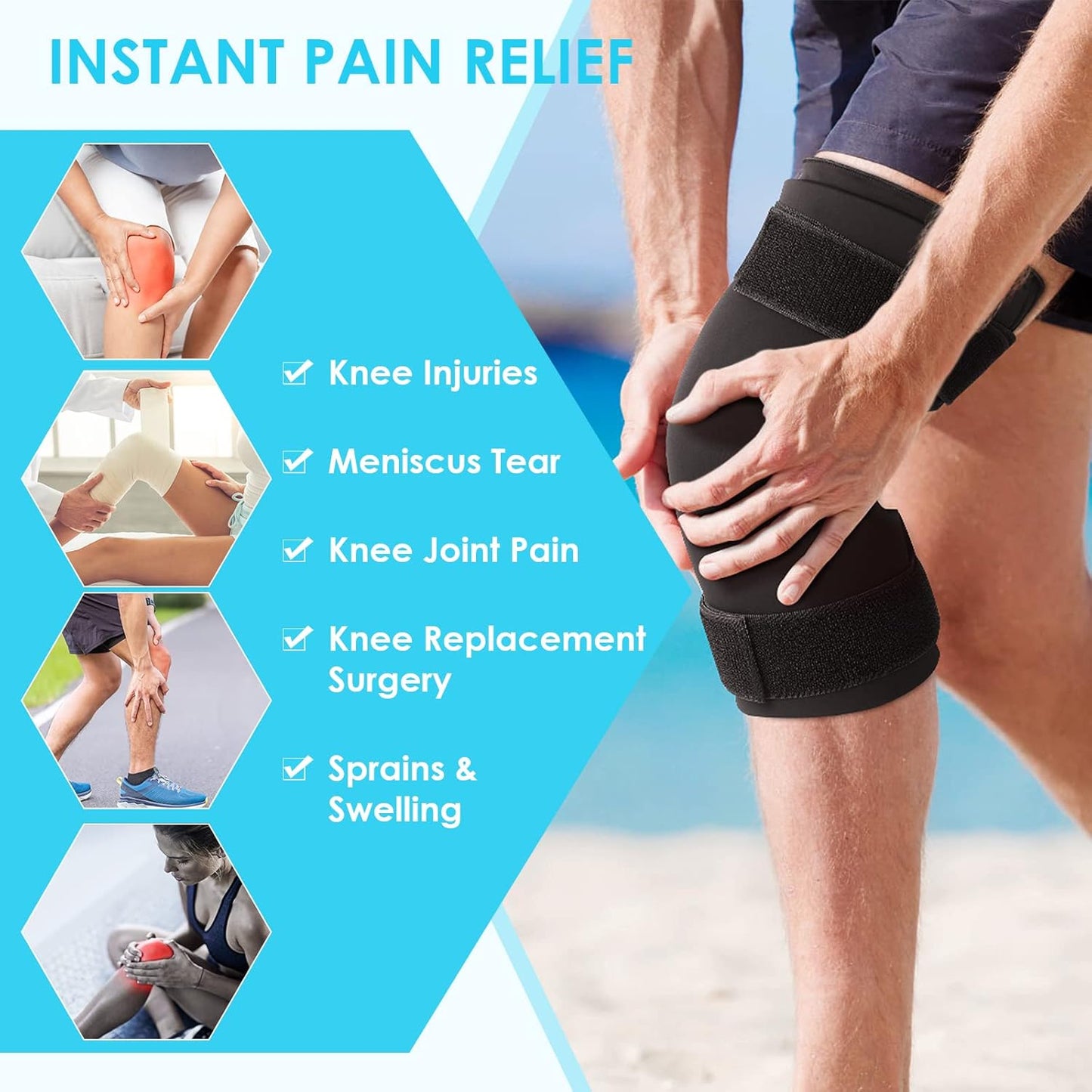 Massage Knee Rechargeable