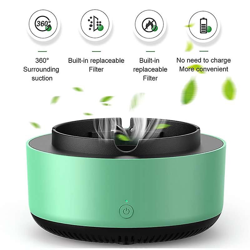 Self Extinguishing Ashtray Smokeless Ashtray With Air Purifier