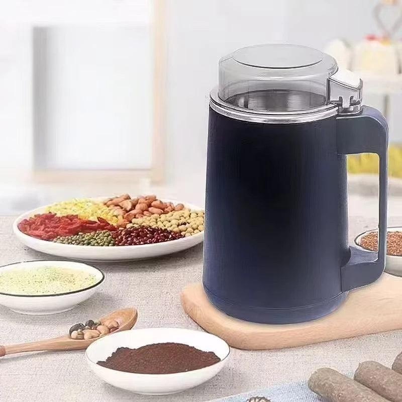 Electric grinder 8 blades 500 ml stainless steel spice herbs coffee dry and wet dual use nut spice grinder new 2025 hot selling