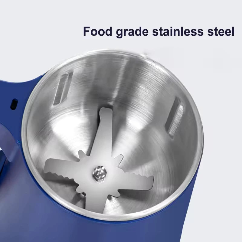 Electric grinder 8 blades 500 ml stainless steel spice herbs coffee dry and wet dual use nut spice grinder new 2025 hot selling