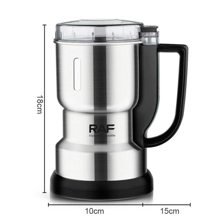RAF Multifunctional Grinding 8 Blades Stainless Steel Blade Spice, Herbs & Coffee Bean Grinder