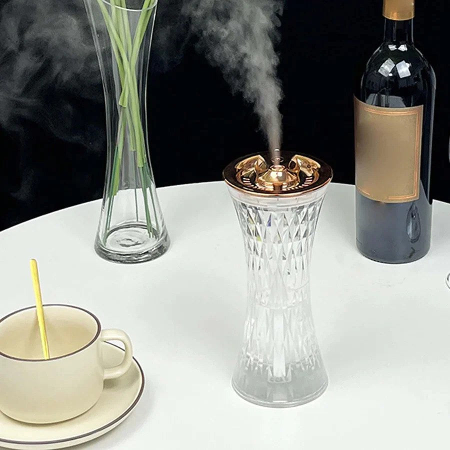 Humidifier Crystal Lamp 7 Colors USB atmosphere Light