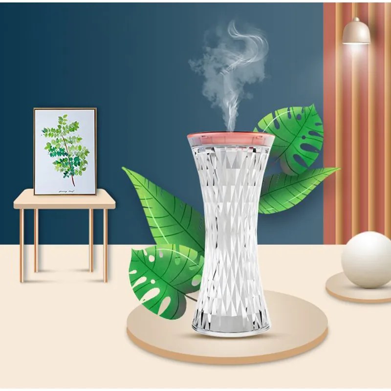 Humidifier Crystal Lamp 7 Colors USB atmosphere Light