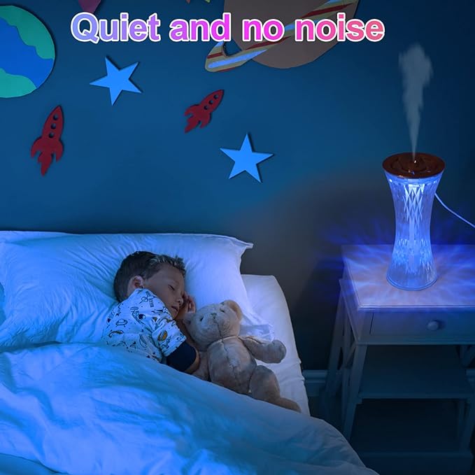 Humidifier Crystal Lamp 7 Colors USB atmosphere Light