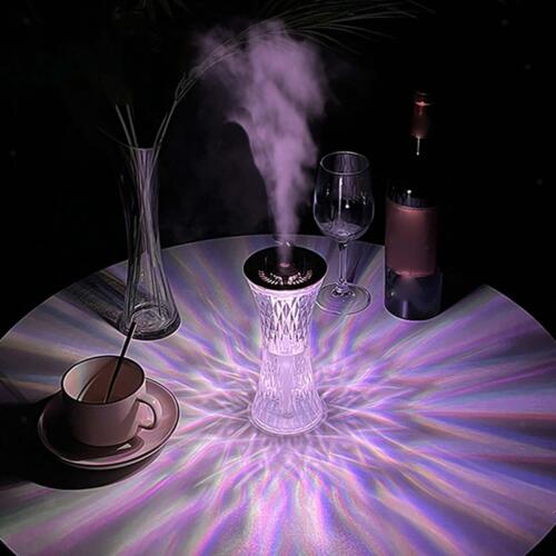 Humidifier Crystal Lamp 7 Colors USB atmosphere Light