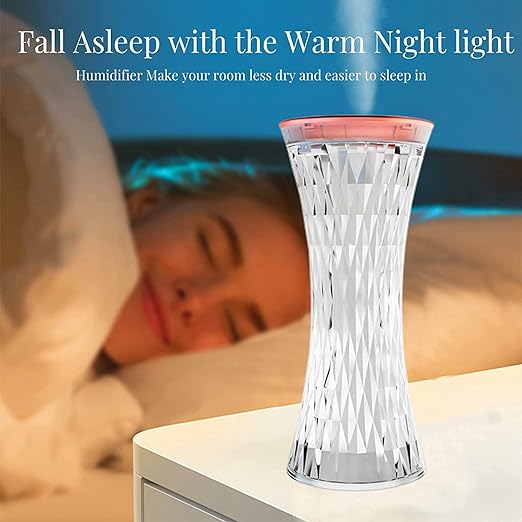 Humidifier Crystal Lamp 7 Colors USB atmosphere Light