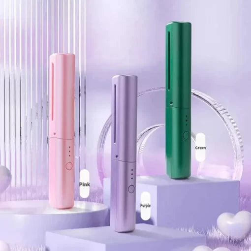 Hair Straightener Rechargeable Cordless Travel Comb - 2025 Latest Hairdressing Comb
