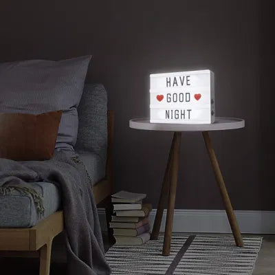 Cinematic LED Letters Light Box Large Size