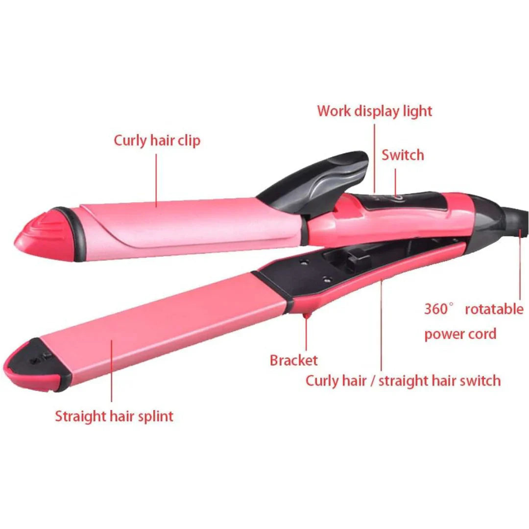 Nova 2 in 1 Straightner & Curler