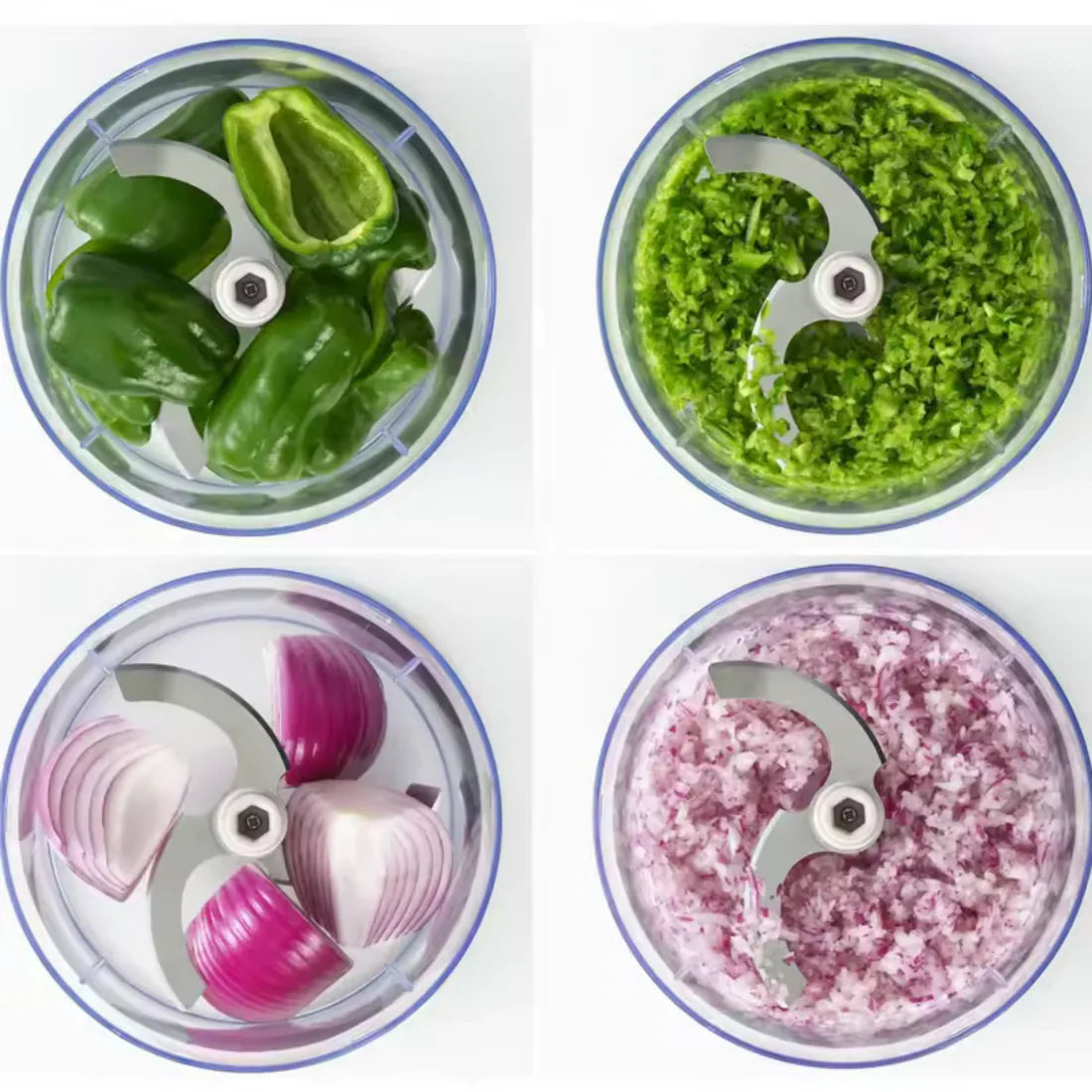 Manual Hand Push Chopper Mixer Cutter and Grinder