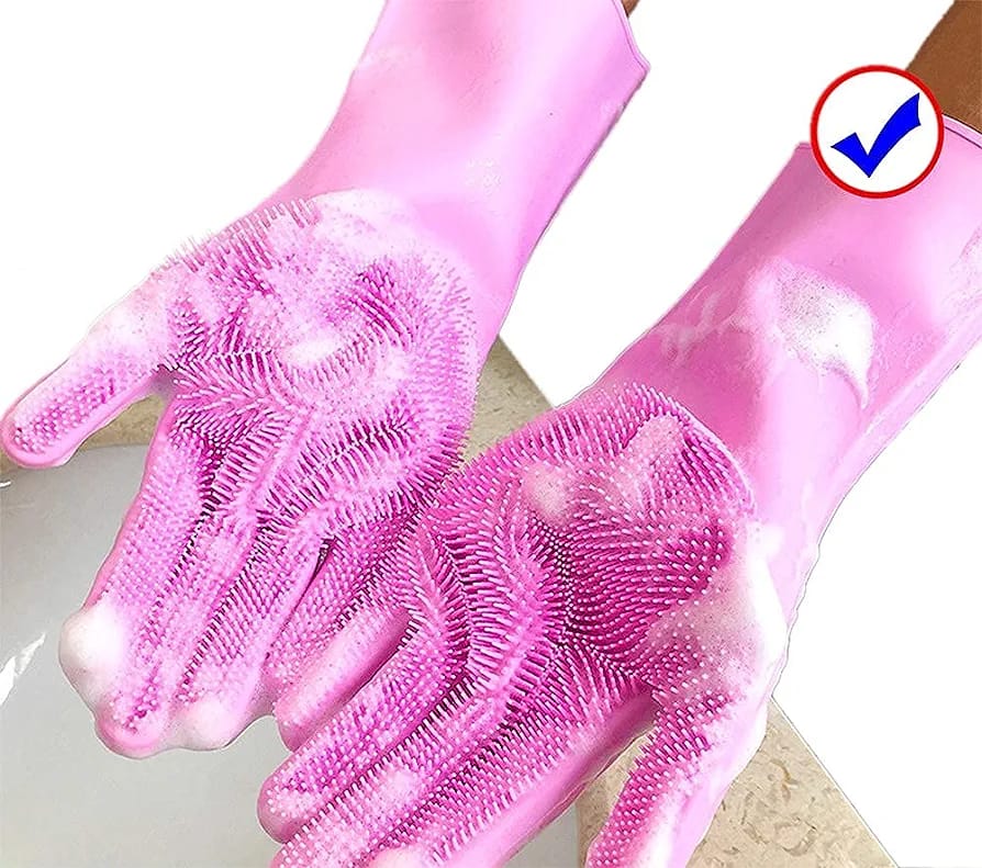 Silicone Multi-purpose Scrubbing Gloves