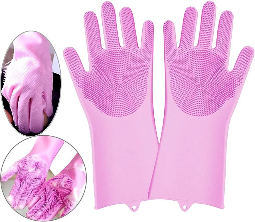 Silicone Multi-purpose Scrubbing Gloves