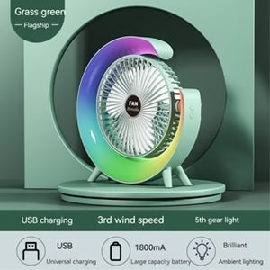 G Shape RGB Light Fan