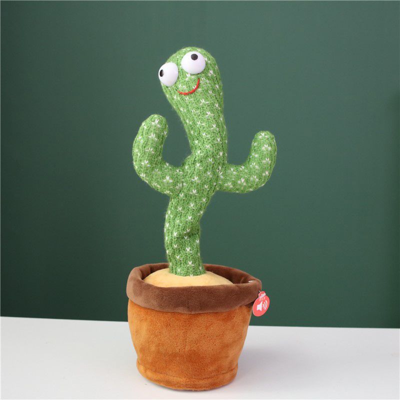 Dancing Talking Cactus Plush Toy USB Rechargeable
