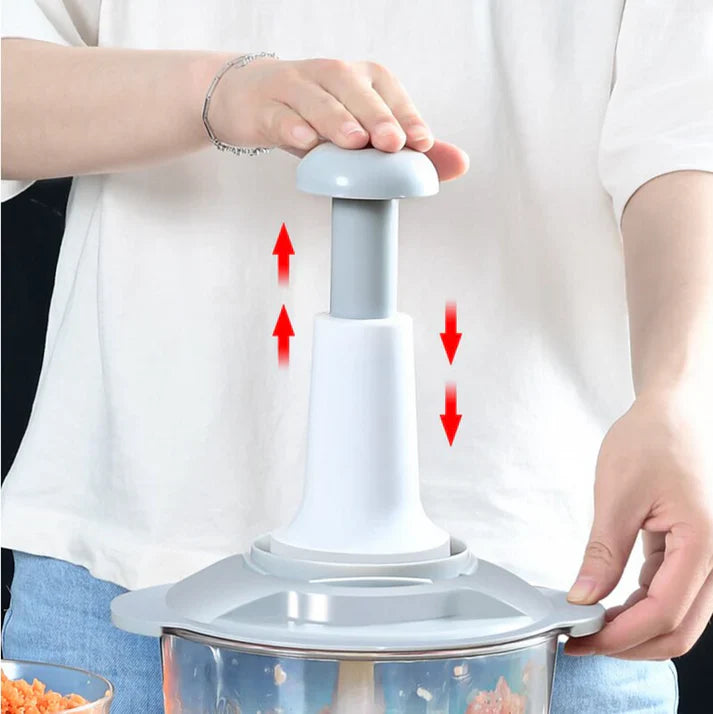 Manual Hand Push Chopper Mixer Cutter and Grinder