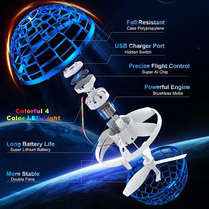 Flying Spinner Boomerang Ball