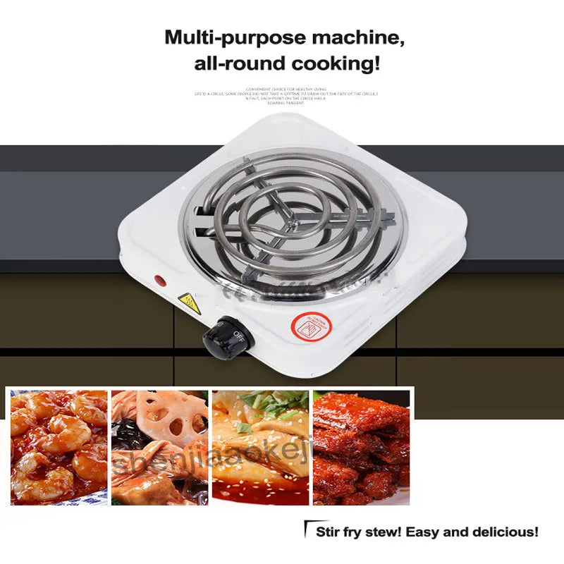 Electric Stove Hot Plate Heat Up In Just 2 Mins 1000W Charcoal Burner