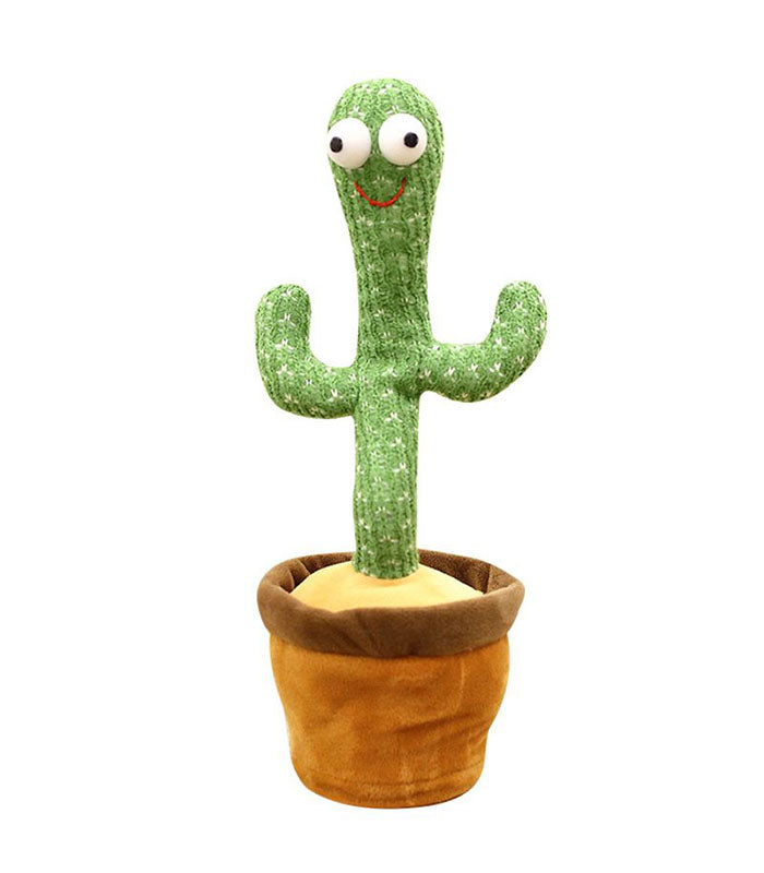 Dancing Talking Cactus Plush Toy USB Rechargeable