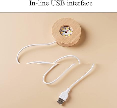 Glowing Planet 3D Crystal Ball Lamp