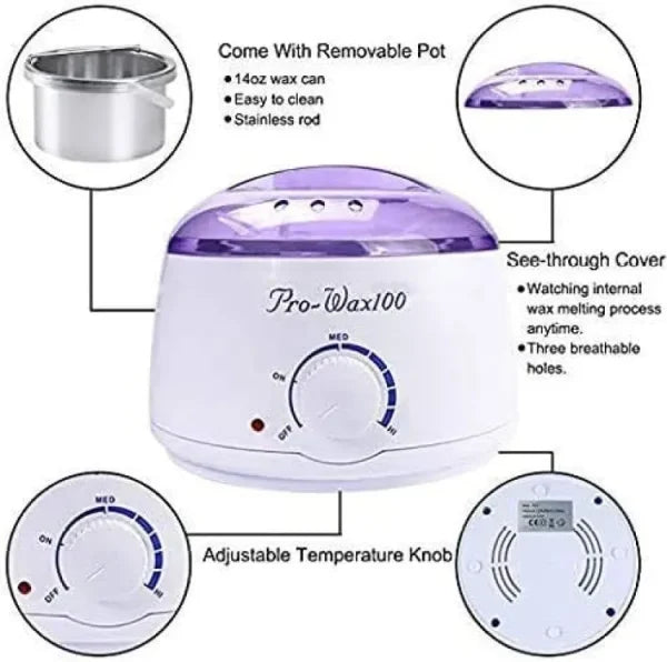 Pro Wax Hot Wax Machine & Spatula Wax Warmer Machine