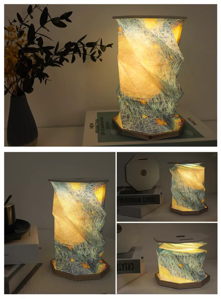 Portable Rechargeable LED Foldable Night Light LED Touch Lamp New Creative 2024