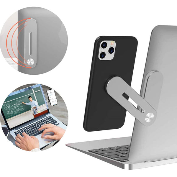 Magnetic Laptop Phone Mount | Sleek, Foldable & Perfect for Multitasking