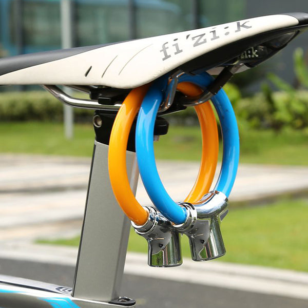 Heavy-Duty Steel Cable Bike Lock with Key – Anti-Theft Bicycle Security