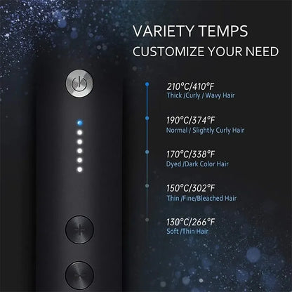 Professional 909b Electric Hair Straightener Brush