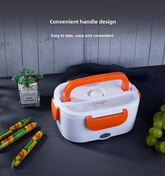 Portable Electric Heated Lunch Box – Rechargeable & Insulated for Hot Meals Anywhere