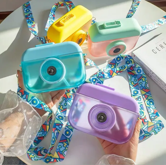 Camera Kids Straw Bottle