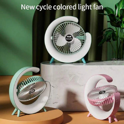 G Shape RGB Light Fan