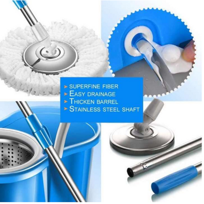 Rotating Cleaning 360 Mop Interchangeable Mop