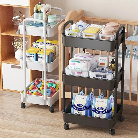 Rack trolley plastic 3 layer