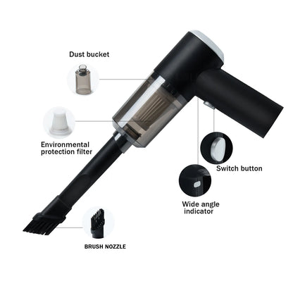 Smart Rechargeable 3 in 1 Vacuum Cleaner & Blower – Portable Power Cleaner