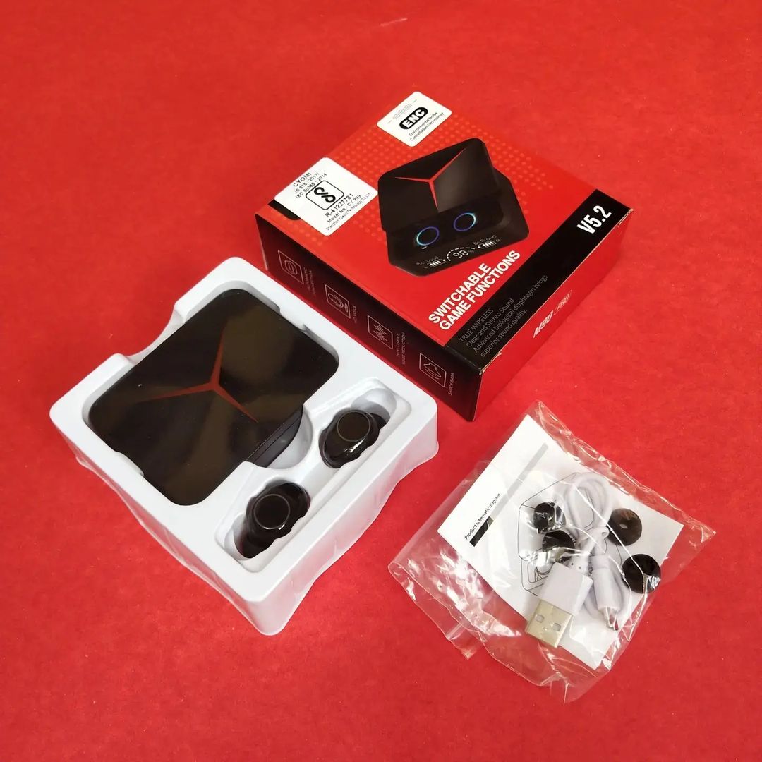 M90 PRO Earbuds TWS Bluetooth 5.3 ENC & Power Bank 1200 mAh Sports Waterproof Headsets