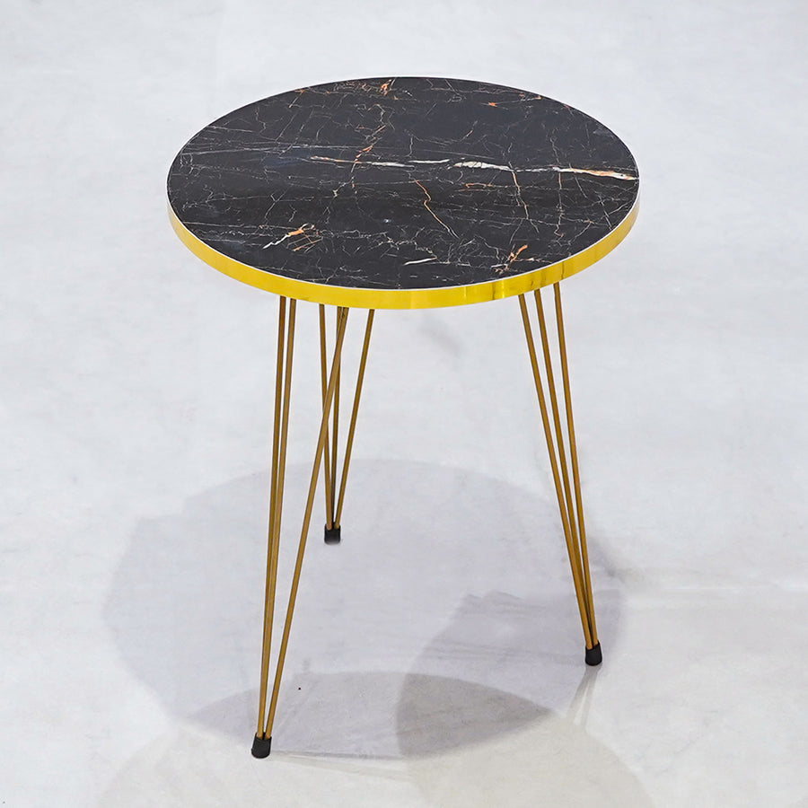 Round Wood Stacking Coffee Side Accent Table with Metal Legs Hot Selling 2026