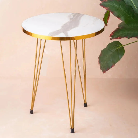 Round Wood Stacking Coffee Side Accent Table with Metal Legs Hot Selling 2026