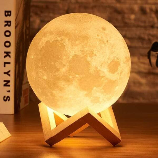 Rechargeable Color Changing Moon Lamp