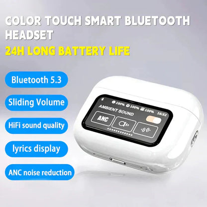 Original LCD Touch Screen Airpods Pro – ANC Wireless Earbuds Bluetooth 5.0