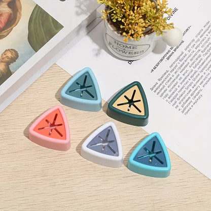 Wall mounted hook triangle shaped